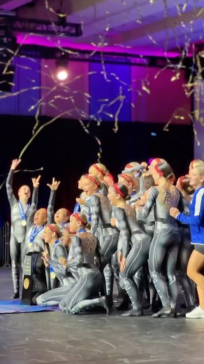 Large Senior Pom World Champions 🥇 • • • #3peat #usasfworlds #usasfdanceworlds #allstardance #dancersofinstagram #pomdanceteam | Dance Mania Allstars, LLC.