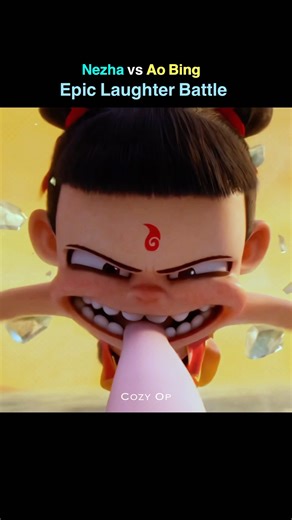 Nezha vs Ao Bing - Funny Fight #movie #nezha #edit #shorts