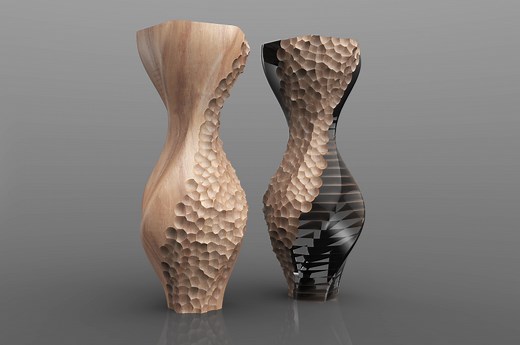 Grasshopper参数化锤纹设计！