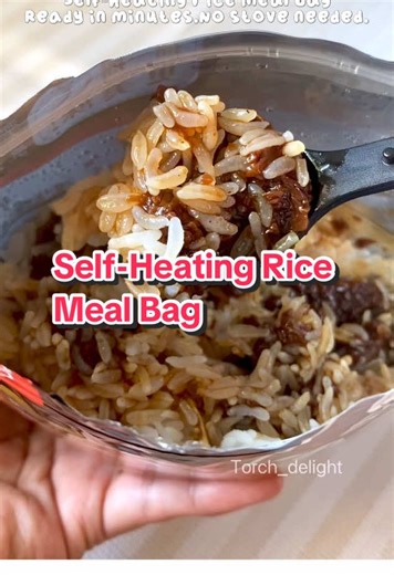 Self-Heating Rice Meal Bag for Quick Breakfast
