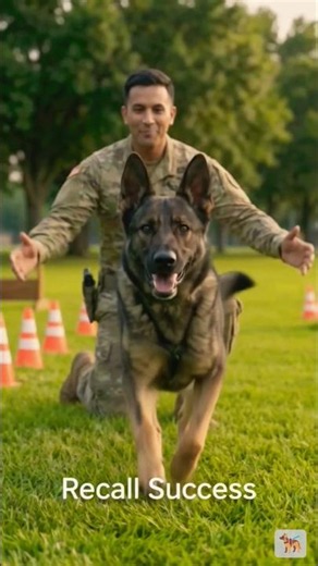 German Shepherd Obedience Training | Smart Dog Learns Amazing Commands 🐕🔥 #Shorts