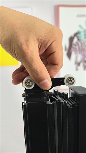 Screen Window | Super sliding fingerprint lock folding diamond mesh screen door, aircraft wheel design, smooth push-pull without jamming!#mosquitoes... | Instagram