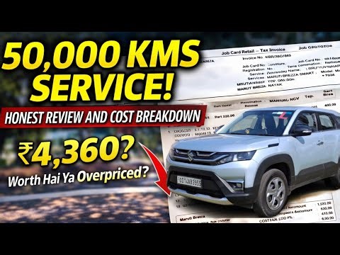 👉 Brezza 50,000 KM Service Cost | Real Bill + Maintenance Reality