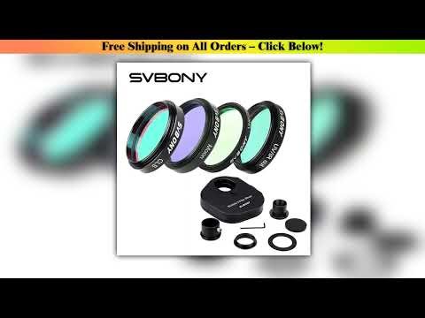 SVBONY 1.25''/ 2" Filter UHC+CLS+Moon+UV/IR Cut Filter, Astronomy Telescope Monocular Astronomical