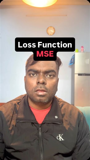 Rakesh Kumar on Instagram: "📉 Loss Function (MSE) Explained with Maths | ML Basics How does a Machine Learning model know it’s wrong? 👉 By using a Loss Function. In this reel, I explained Mean Squared Error (MSE) step by step: What error means in ML MSE formula: average of squared errors Why squaring the error matters How models minimize loss during training 📌 If you understand MSE, concepts like Linear Regression and Gradient Descent become much easier. Save this reel for ML revision 🚀 Foll