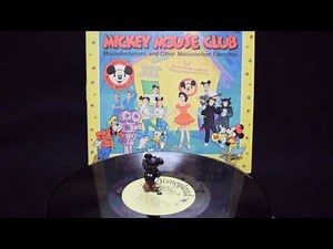Disneyland RECORD/ディズニーランドレコード・Vintage/ヴィンテージ・LP 「MICKEY MOUSE CLUB/ミッキーマウスクラブ」規格番号1362