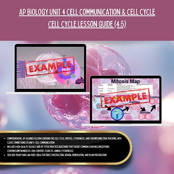 AP Biology UNIT 4 Cell Communication 4.5 Cell Cycle Lesson Guide