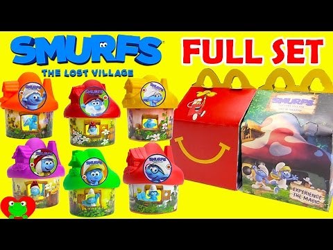 2017 Smurfs The Lost Village McDonald's Happy Meal Toys Full Set