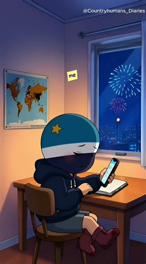 POV: Living Next to a SUPERPOWER 😰🌎 (Diary Day 1) #countryhumans #animation