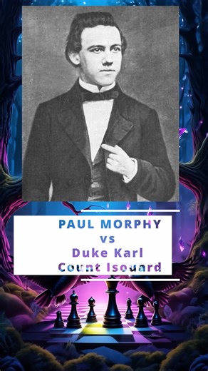 The Opera Game: Paul Morphy vs Duke & Count (1858) #chess #PaulMorphy #OperaGame #chesshistory | Lali Bibilashvili