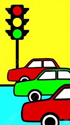 Easy Drawing Tutorial: How to Draw a Yellow Traffic Signal
