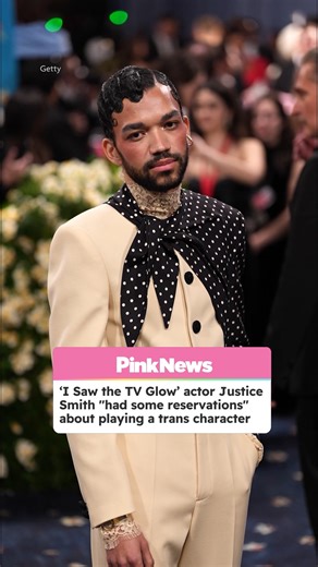 Justice Smith on playing a trans character: "I had some reservations at first"