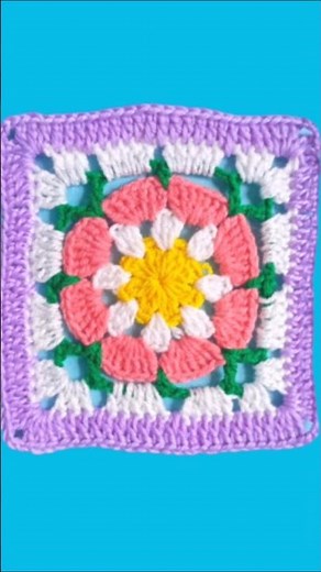 Crochet Square Pattern for Beginners| Crochet Easy Square | Cochet Square Pattern Banana k Tarika|