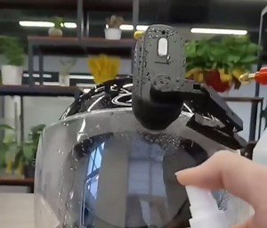 Rechargeable Motorcycle Helmet Wiper,Motorcycle Helmet Windshield Wiper,Universal Waterproof Helmet Windshield Wiper,Portable Waterproof Wiper Suitable for Most Helmet Windshield (800mAh)