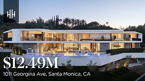 To see more of this listing, visit our website at: https://www.themls.com/Share/YWFiaWdqaGNn Welcome to 1011 Georgina Ave, Santa Monica 1011 Georgina Ave, SANTA MONICA CA 90402 7 BD | 9 BA Brand new modern masterpiece located on one of the most coveted streets in Santa Monica. Beyond the gated entry and lush front yard, enter the home to experience the perfect blend of design and function. A combination of exposed board-formed concrete, French limestone and beautiful white oak cabinetry and floo
