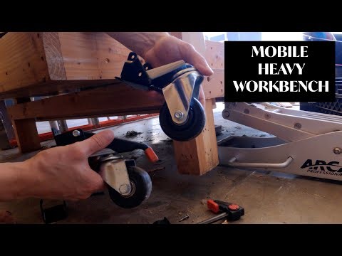 Flip Up Wheel Installation — The Ultimate Workbench Hack