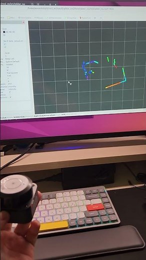 Raspberry pi5 ROS2 RPLiDAR c1 rviz2 visualization