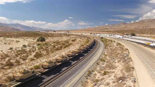 How war machines travel 1,000 miles overnight disguised as ordinary freight trains