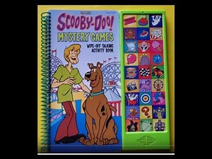 SCOOBY-DOO Mystery Games - Velma, Shaggy, Daphne, Fred INTERACTIVE Sound/Song Book