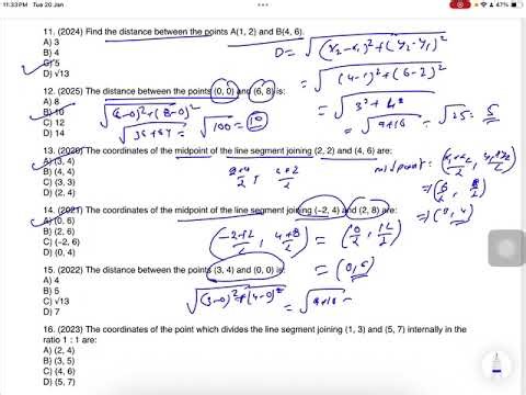Coordinate geometry mcq series maths 10th class board #maths #10thclass #education