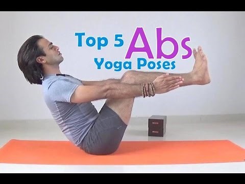 Top 5 Abs Yoga Poses | Beginner's Yoga Core Strength | Vashistha Yoga