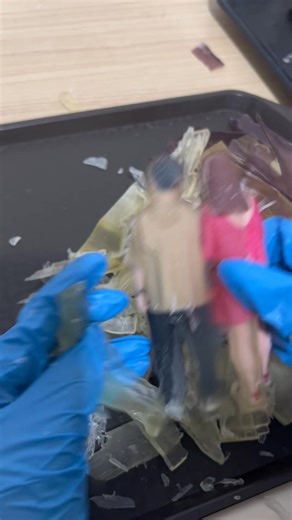 Real hand model, breaking the traditional plane memorial, model hand memorial gift _143 #3D# # | Cliff Clip Ledge