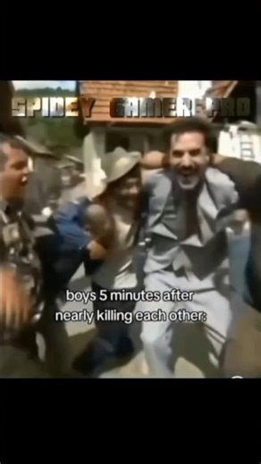 Girls 5 years after an argument Vs boys 5 minutes after nearly k!ll!ing each other🗿