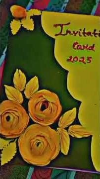 invitation card for seminar 🎀🎗️🥼#ytshorts #feed#art #nurse #explore