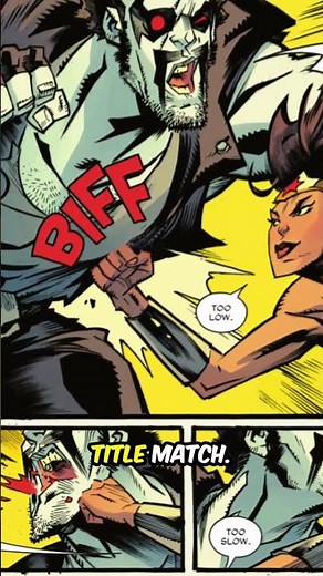 Lobo Vs Wonder Woman Is An All Out Brawl!