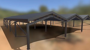 Steel Warehouse - Download Free 3D model by Steven Samuel (@spsvision)