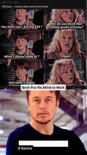 The Elon Musk Mindset 💡🚀 | Realizing Money DOES Grow on Trees | Relatable Meme
