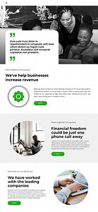 Financial freedom - Website Template by Nicepage