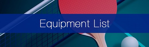 Table Tennis Equipment List For Every Player • Racket Insight