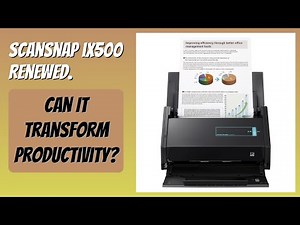REVIEW (2025): ScanSnap iX500 Renewed. Features