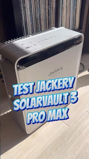 #Jackery #Solarvault3 Pro Max in test #solarenergy #solarbatteries