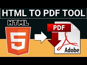 Node.js Express Project to Export HTML & CSS Webpage to PDF Document Using wkhtmltopdf & PDFKit
