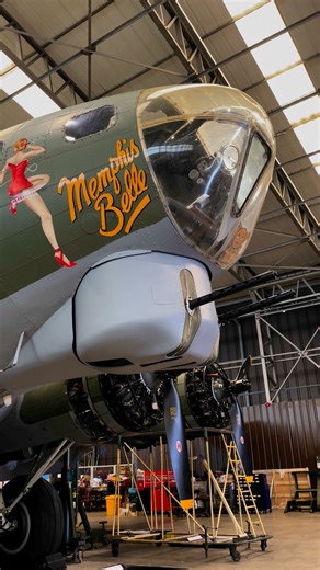 Almost 8,700 B-17Gs were built, making her the most numerous mark by far. The chin turret was a defensive measure adopted from the YB-40 ‘gunship’ experiment. This example - ‘Sally B’ - appeared in the 1990 movie ‘Memphis Belle’. #ww2 #wwii #ww2history #b17 #warbirds | Daniel J Wheatcroft