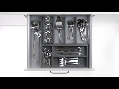 Become a pro at Kitchen drawer organization with Hafele Ergo fit connect