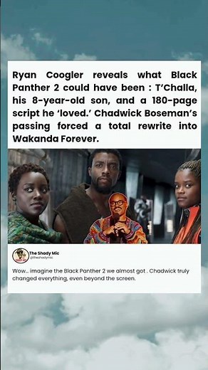 Ryan Coogler Reveals Original Black Panther 2 Script Before Chadwick Boseman’s Death