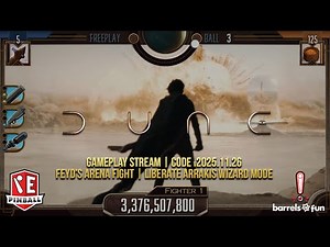 Dune Pinball Gameplay v2025.11.26 | Barrels of Fun