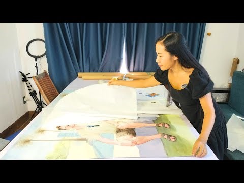 How to Pack a Big Painting for Shipping Internationally