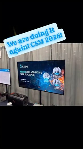 NeuroCollaborative on Instagram: "We are doing it again! BlazePod Demo at CSM 2026. 🧠💪✨ We are so excited showcase how these reactive training pods can be a game-changer for the neuro population—helping to challenge movement amplitude, reaction time, cognition, balance, and add intensity to treatments while having FUN! 🤩 Huge THANK YOU to BlazePod for letting us take over and bring the energy! Thank you so much MC, Keren, and Owen—we can’t wait!💙 Want to shop BlazePod with a 20% discount? Co