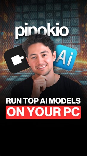 Nick AI Automation on Instagram: "Comment "PINOKIO" to get this Free AI Tool to run open source AI Models locally on your PC. You don’t need to pay for AI tools anymore. Seriously. There’s a free option that does it all. It’s like having a Swiss Army knife for AI. You can run video generators, image creators, voice cloners, and more—all on your computer. No subscriptions. No limits. Here’s how it works: - Download Pinokio from their website. - Open the app and search for the AI model you want—li