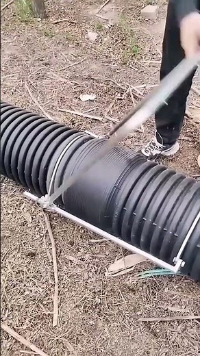 Smart Technique for Fixing Corrugated Pipes