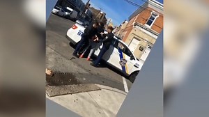 The man was not saying a word when he was arrested. https://newsmaven.io/pinacnews/war-on-photography/watch-philadelphia-cop-arrests-man-for-recording-arrest-nUShP0Q5IUy87W9L17paig | PINAC News