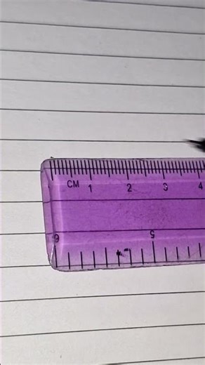 DRAW A LINE SEGMENT 4 CM 3 MM. #shortsfeed #maths #viral