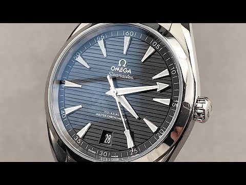 Omega Seamaster Aqua Terra 150M 220.10.41.21.01.001 - Black Teak Hands-on Review & Features