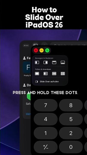 IpadOS 26 | How to Slide Over