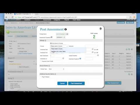 Posting ExamSoft Assessments