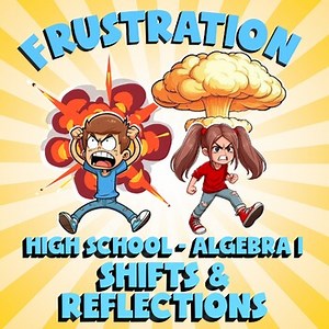 Shifts & Reflections FRUSTRATION Math Game - No Prep Algebra 1 Review Activity